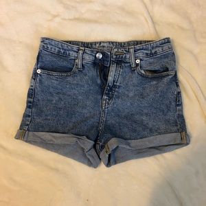 wild fable High-Waisted Cuffed Jean Shorts